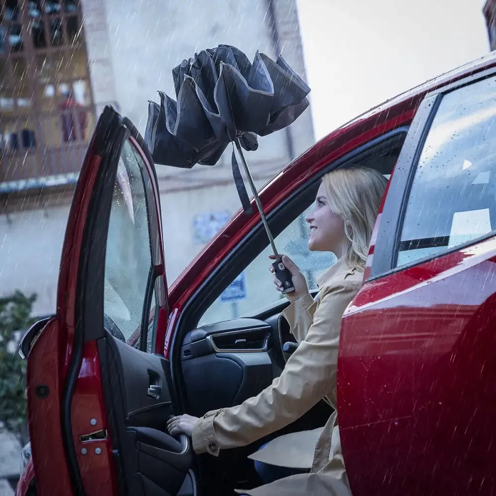 Folding Inverted Umbrella with Led Folbrella Innovagoods