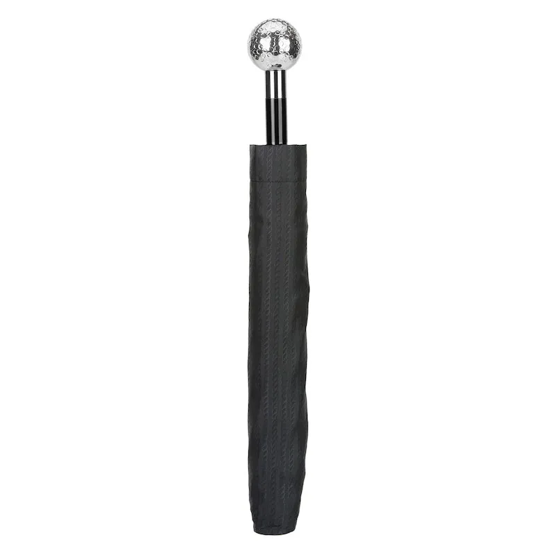 Golf Ball Folding Umbrella in Silver