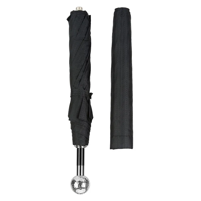 Golf Ball Folding Umbrella in Silver