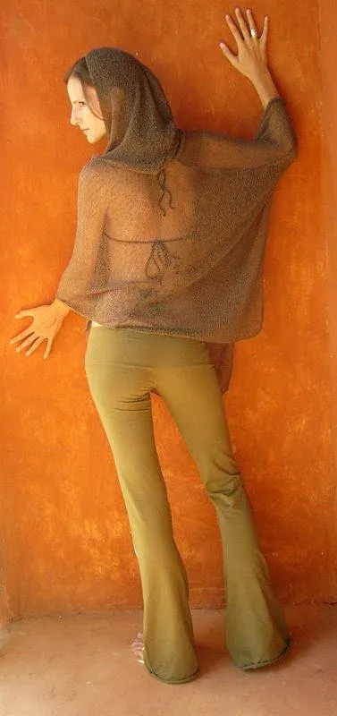 Hooded Net Poncho