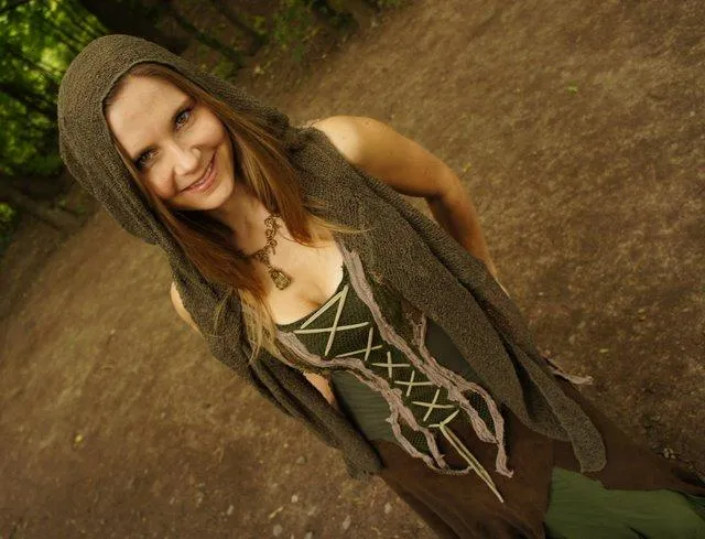 Hooded Net Poncho