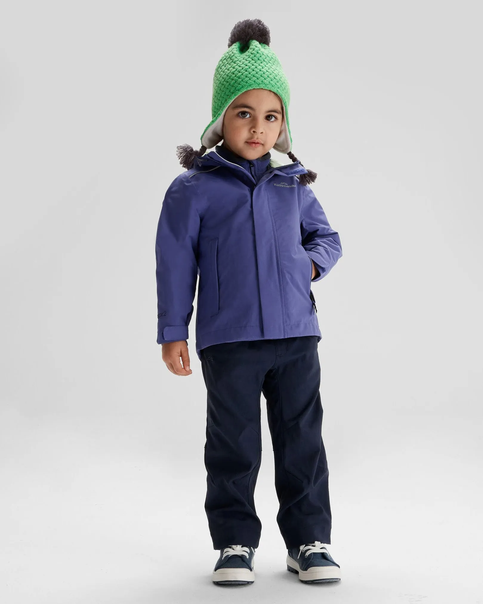 Kids' Andulo 2-layer Rain Jacket - Horizon Line