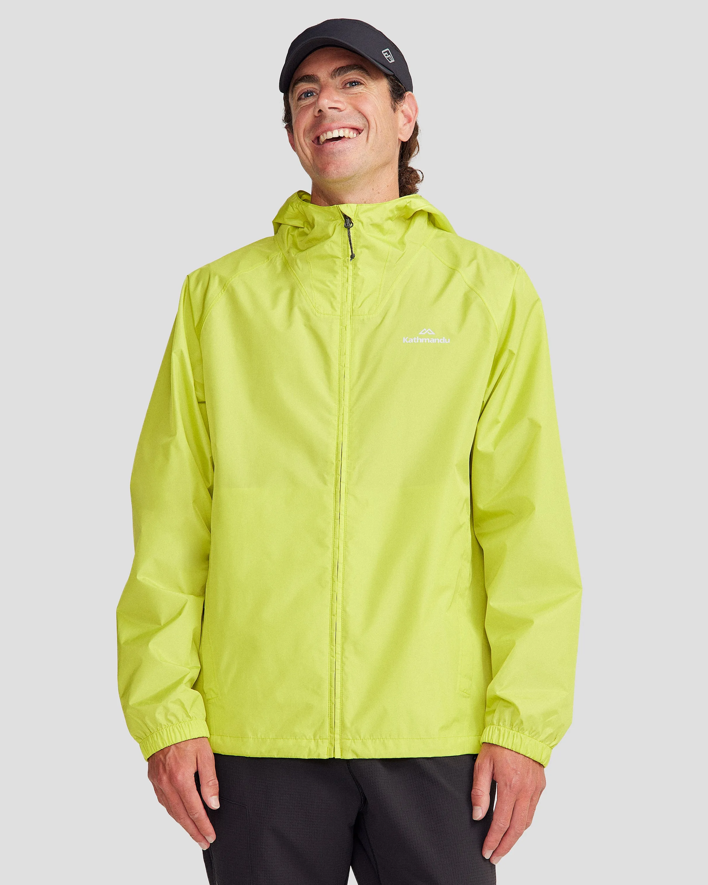 Pocket-it 2L Men's Rain Jacket v4 - Bright Moss