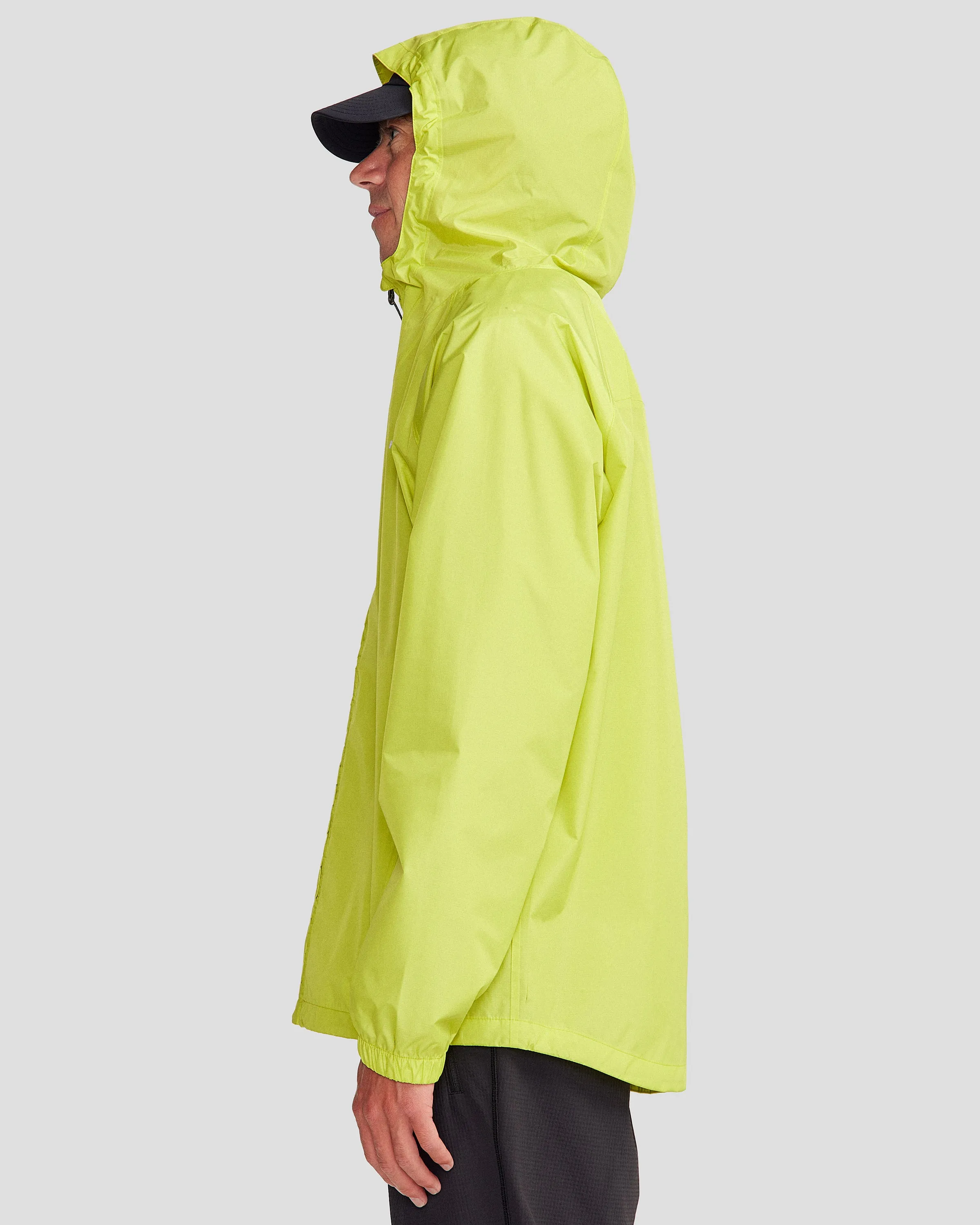 Pocket-it 2L Men's Rain Jacket v4 - Bright Moss