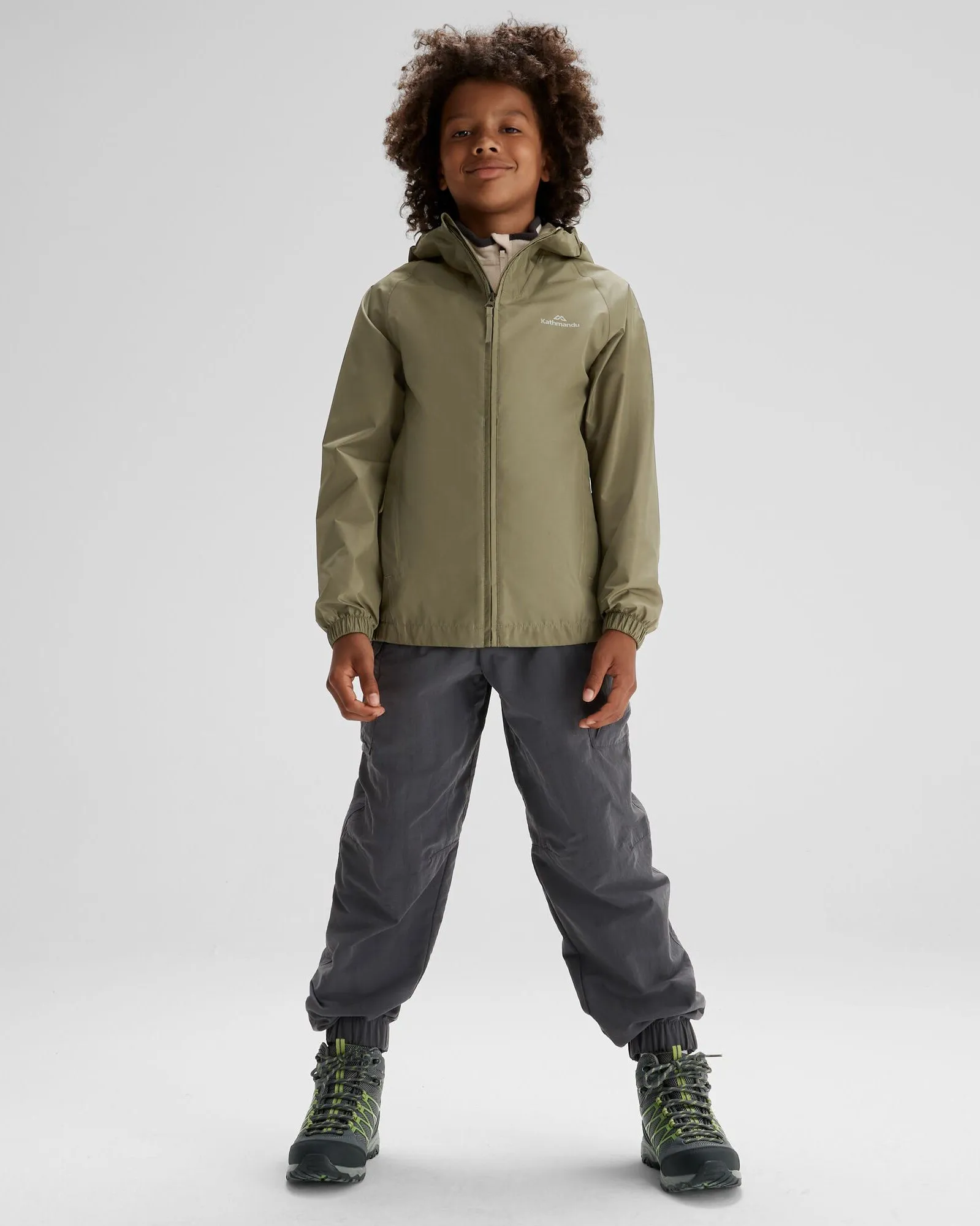 Youth Pocket-it 2-layer Rain Jacket - Beech