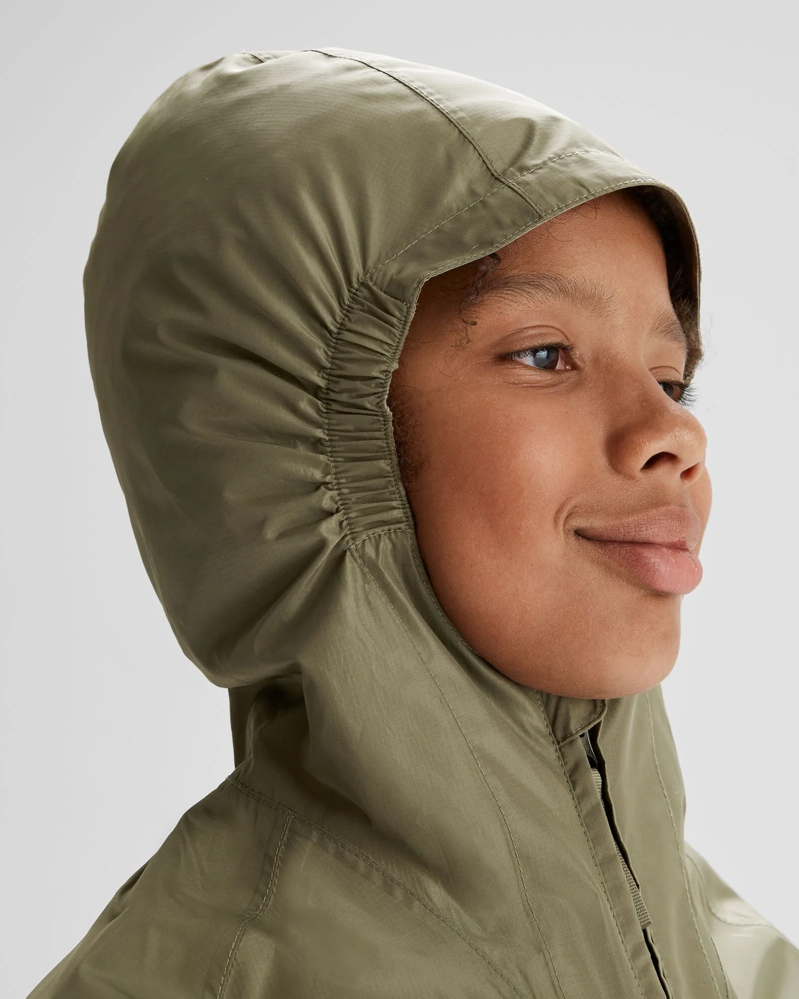 Youth Pocket-it 2-layer Rain Jacket - Beech