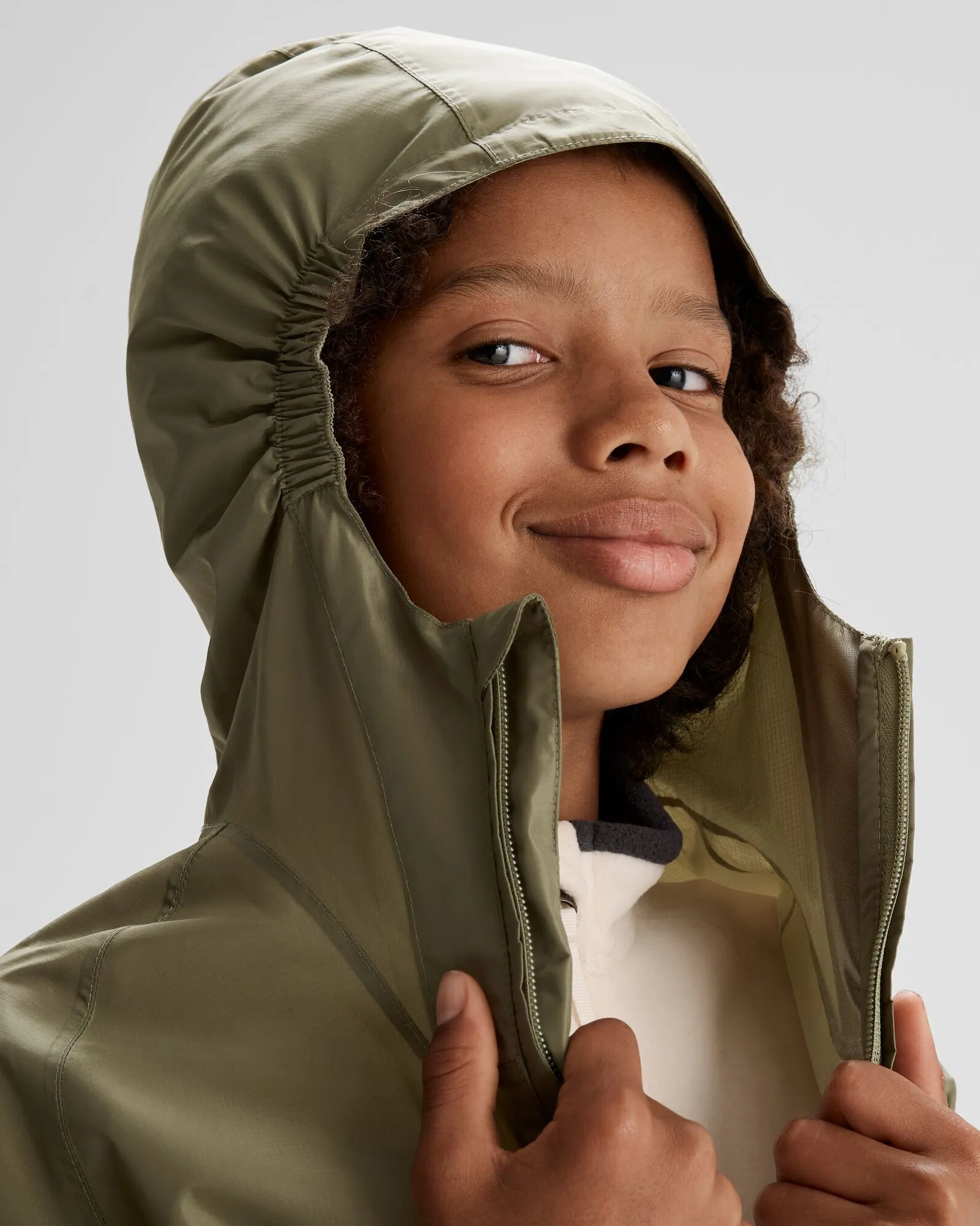 Youth Pocket-it 2-layer Rain Jacket - Beech